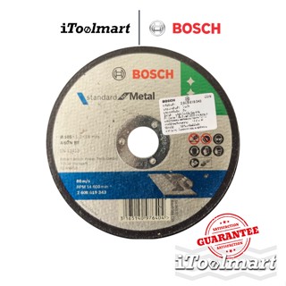 BOSCH ใบตัดเหล็ก ขนาด 4 นิ้ว หนา 1.2 มิล