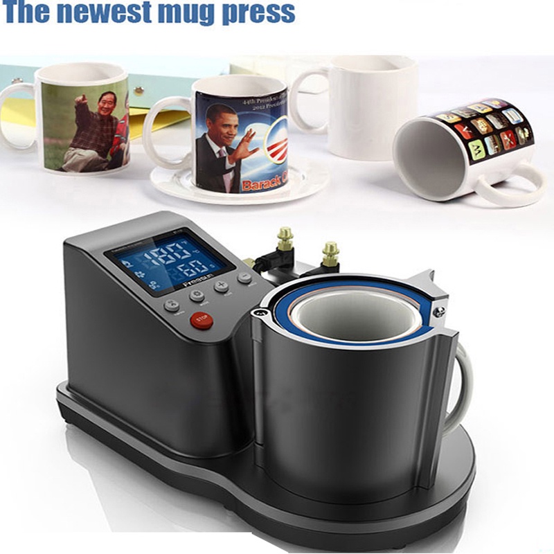 New Ariival ST-110 Pneumatic Mug Heat Press Machine Sublimation Printer 2D Digital Thermal Mug Printing Machine #8
