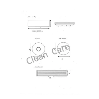 (ขายยกลัง 1,000 ชิ้น)หมวกตัวหนอน Clean Care ราคาถูก และโรงงานอาหาร ความยาว 21 นิ้ว มาตราฐานในไทย