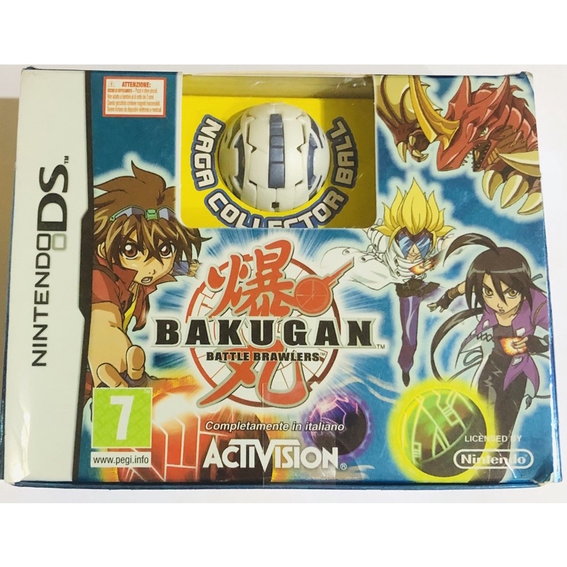 Bakugan Battle Brawlers NAGA Collector's Edition Nintendo DS 2009 With Manual  #บาคุกัน