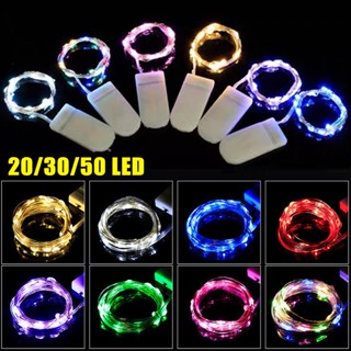 (ฟรีแบตเตอรี่) สายไฟหิ่งห้อย LED ลวดทองแดง 3 เมตร 5 เมตร 10 เมตร สําหรับตกแต่งบ้าน วันปีใหม่