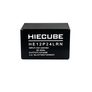 แปลงไฟ 220v เป็น 12v กระแส 2A HIECUBE 12V 2A 24W HE12P24LRN