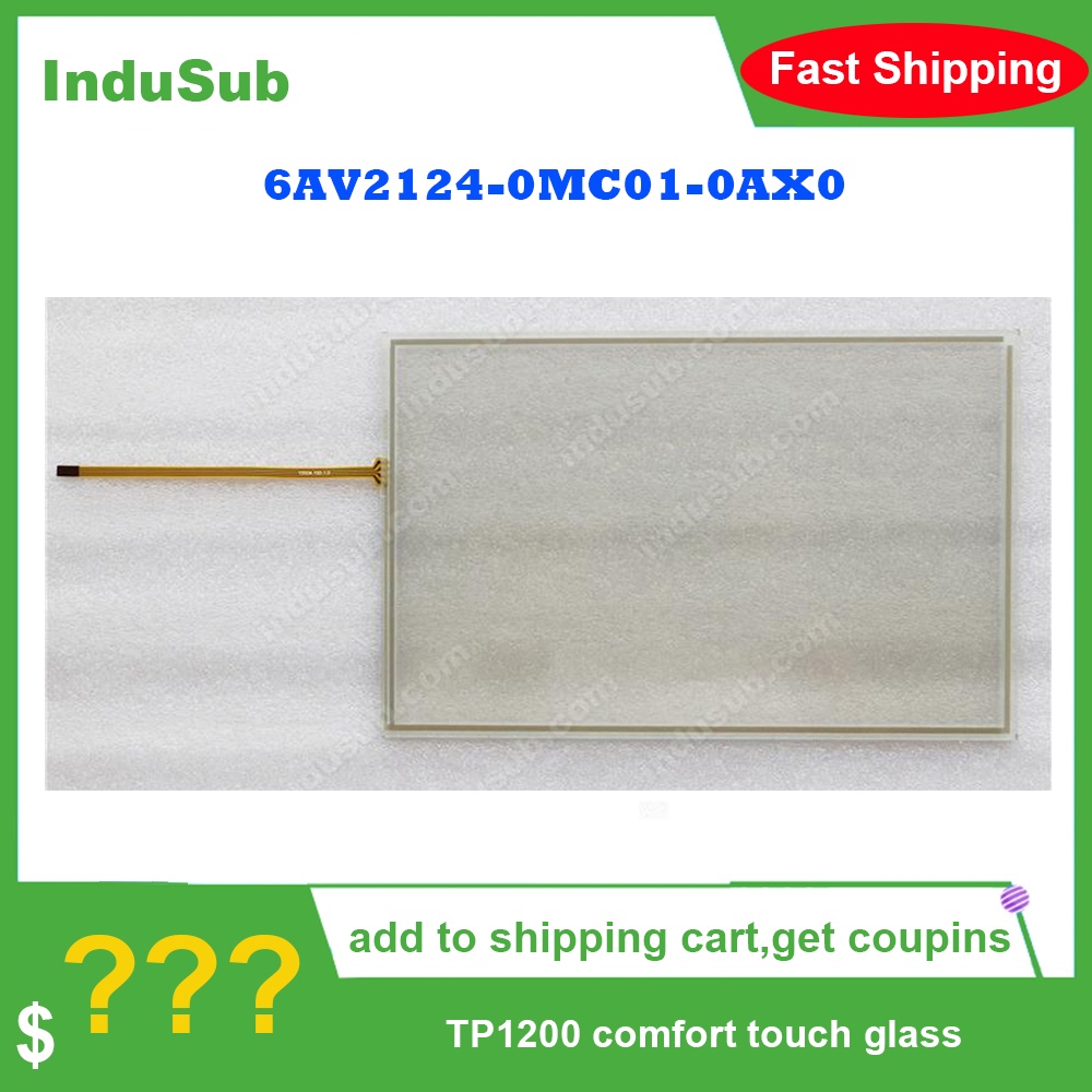 SZ หน้าจอสัมผัสสําหรับ 6AV2 124-0MC01-0AX0 6AV2124-0MC01-0AX0 TP1200 COMFORT TOUCH 12" แผงสัมผัสหน้า