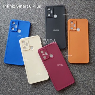 เคส Infinix Smart 6plus เคส Pro เคสกล้อง บาง สีดําด้าน ซิลิโคน เคสสี Infinix Smart 6plus