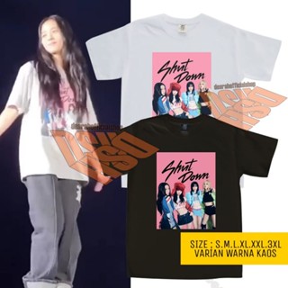 เสื้อยืด พิมพ์ลาย BP concert BORN PINK สไตล์เกาหลี