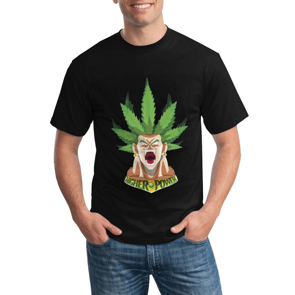เสื้อยืด Gildan Weed Goku Superior Pander Dragon Ball Goku Broly Mens Customing Tee