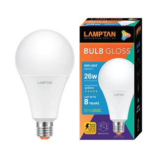 หลอด LED LAMPTAN A90 BULB GLOSS 26 วัตต์ E27 DAYLIGHT