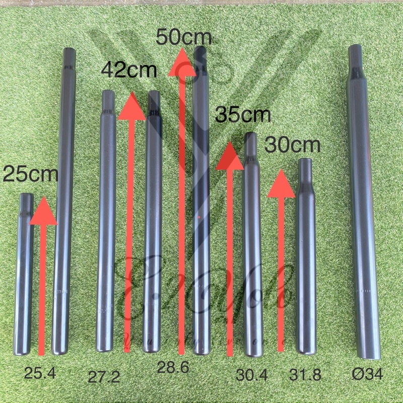 จักรยานจักรยานที่นั่งโพสต์ 25.4 "27.2" 28.6"(25.4/27.2/28.6/30.4/31.8/34)เหล็กBatang Sit Besi Basikal สินค้าที่ดีที่สุด