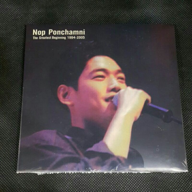 Cd ซีดีเพลงไทย Nop Ponchamni ;The Greatest Begining 1994-2005