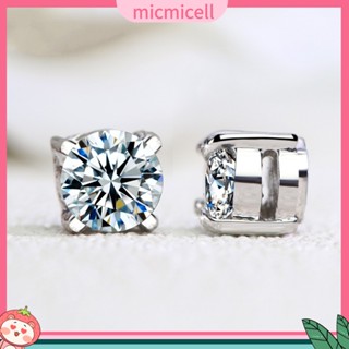 (micmicell) เครื่องประดับต่างหูแบบติดหูแม่เหล็กสําหรับผู้ชายผู้หญิง