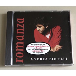 ซีดีเพลง ของแท้ ลิขสิทธิ์ มือ 2 สภาพดี...ราคา 299 บาท “Andrea Bocelli” อัลบั้ม“Romanza” *Made In EU*