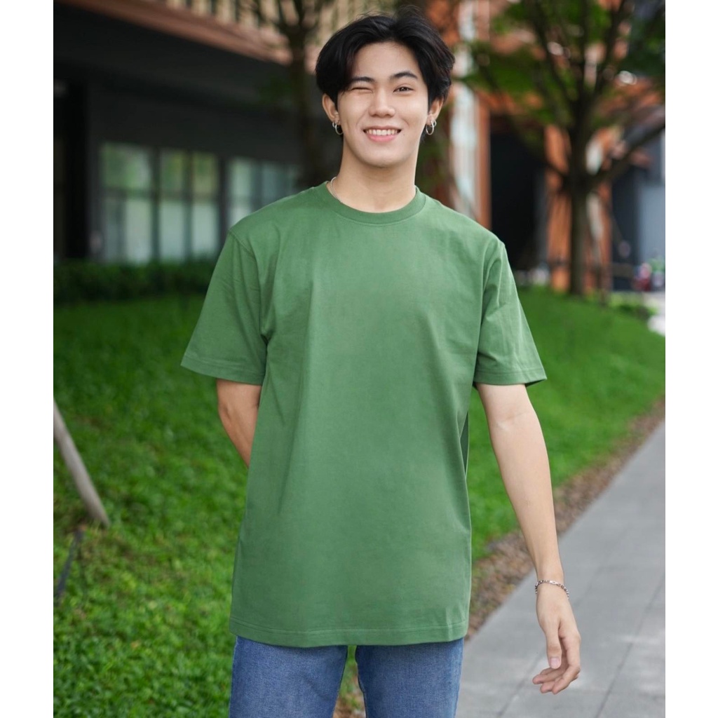 เสื้อยืดสีเขียวอะโวคาโด Urban heavy 7.8 oz