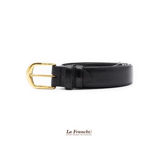 La Franche - Working Belt เข็มขัดหนังวัวแท้ พร้อมหัวเข็มขัดทองชุบ Code #2W0052