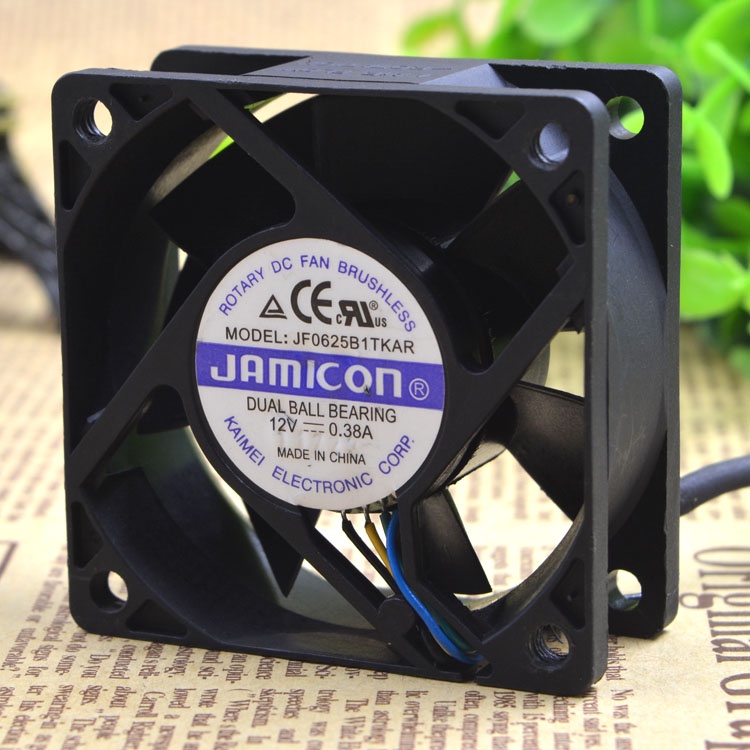 YY JF0625B1TKAR 12V 0.17A 6015 606015MM 4WIRES PWM พัดลมควบคุมอุณหภูมิ