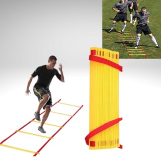 👉พร้อมส่ง🇹🇭👈สปีดแลดเดอร์ บันไดออกกำลังกาย 5เมตร/6เมตร ฝึกความคล่องตัว Rung Football Agility Ladder for Soccer Speed F