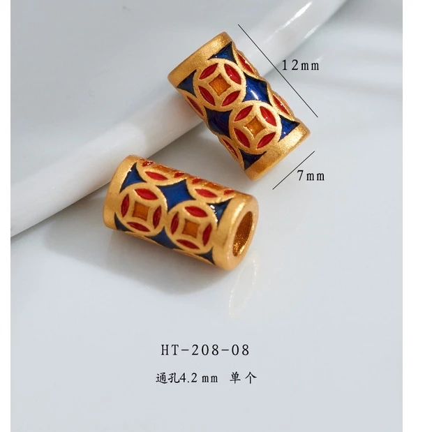สร้อยข้อมือลูกปัดสีทอง สไตล์โบราณ เจ้าหน้าที่สวรรค์ thumbnail 3
