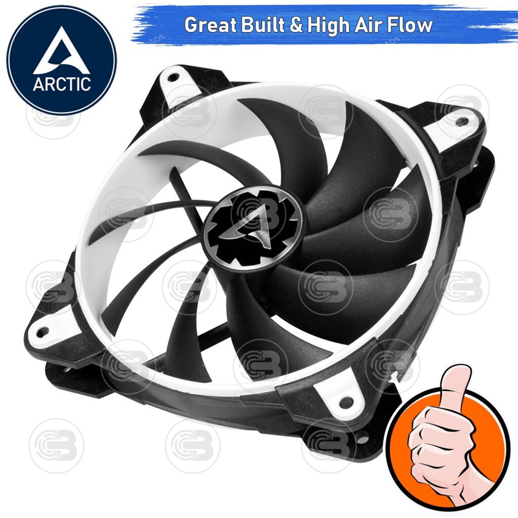CoolBlasterThai ARCTIC PC Fan Case BioniX F120 Black-White Gaming Fan ...