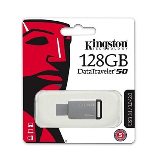 KINGSTON 128GB FLASH DRIVE USB 3.1 (DT50/128GBFR)