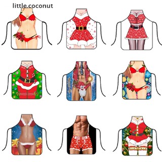 [little.coconut] Funny Kitchen Apron Cooking Baking Party Cleaning Aprons for Christmas Apron Boutique