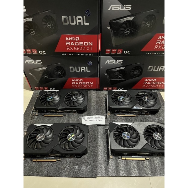 RX6600XT ASUS 2 พัดลม มือสอง