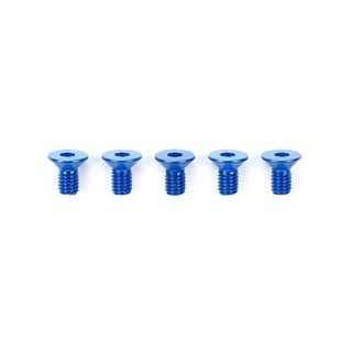 [ชุดแต่งรถบังคับ] TAMIYA 53771 OP.771 3x6mm Countersunk Hex Head Screw/blue (5pcs.) ชุดแต่งทามิย่าแท้ rc