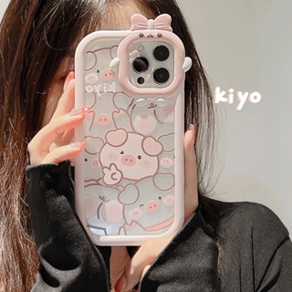 สัตว์ประหลาดตัวน้อย หมูน่ารัก เคสโทรศัพท์ สำหรับ เคสไอโฟน13 11 12 14 Pro Max 14 Plus X XS 7 8 SE 2022 2020 เคสกันกระแทก