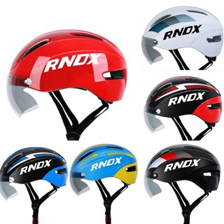 หมวกกันน็อคจักรยานมีแว่น RNOX รุ่น Casco De Ciclismo