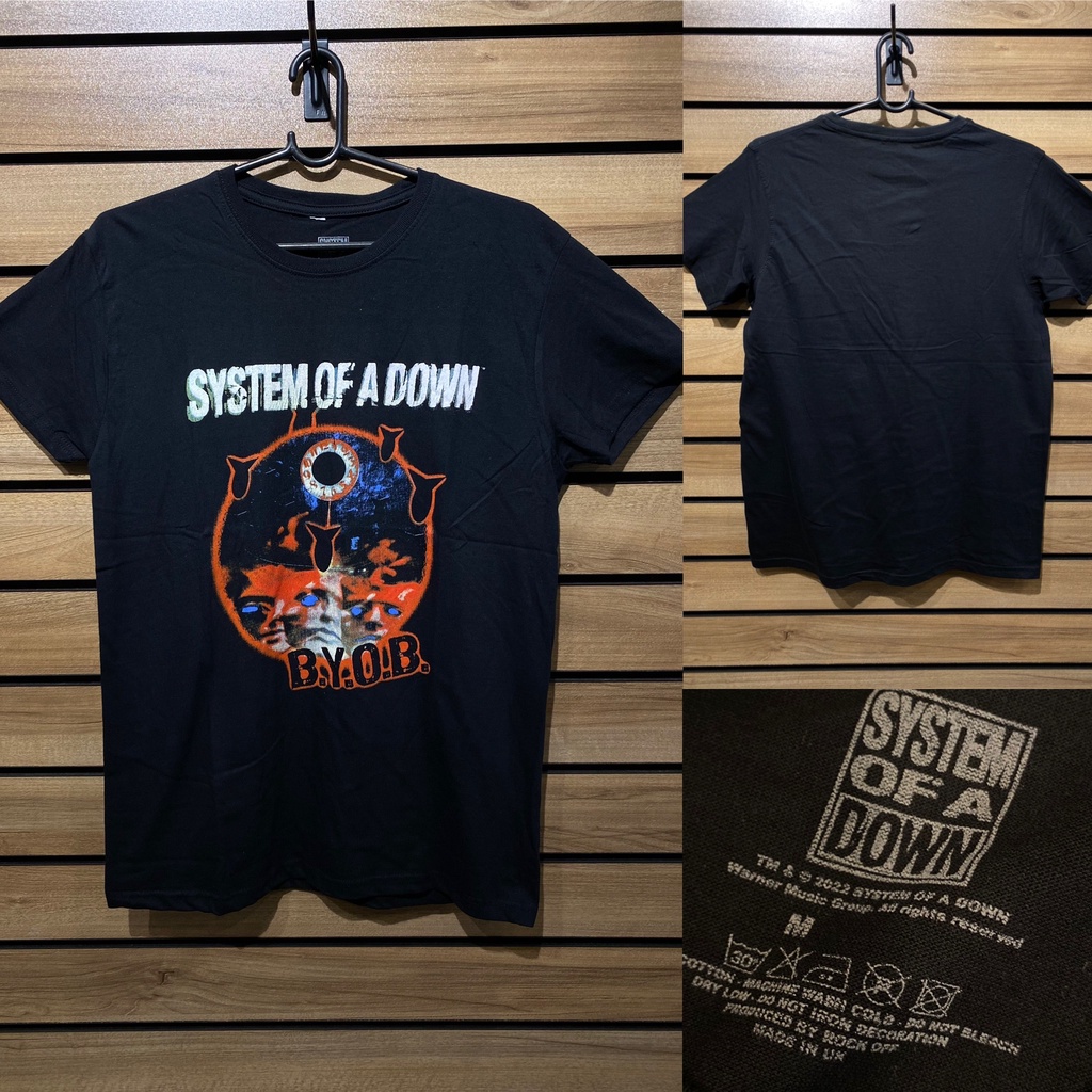 เสื้อวง System of a down ของแท้100%