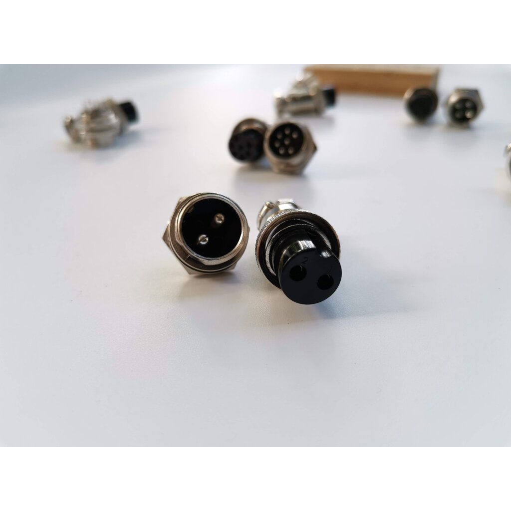 ขั้วต่อ GX16 หัวต่อ GX-16 2pin - 8pin gx 16 ได้ตัวผู้ตัวเมีย connector หัวต่อหลายคอร์ หัวต่อหลายพิน