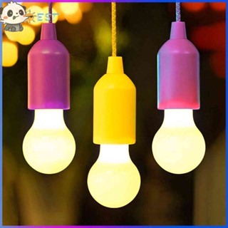 ❉ดีที่สุด❉หลอดไฟ LED แบบแขวน ใช้แบตเตอรี่ แบบพกพา สีสันสดใส สีขาวอบอุ่น