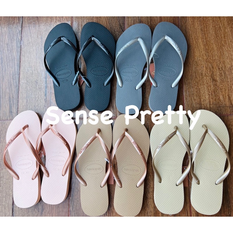 รองเท้าแตะ Havaianas 🌈มีโค้ดลด10-30% รับประกันของแท้ 💯% รุ่นSlim