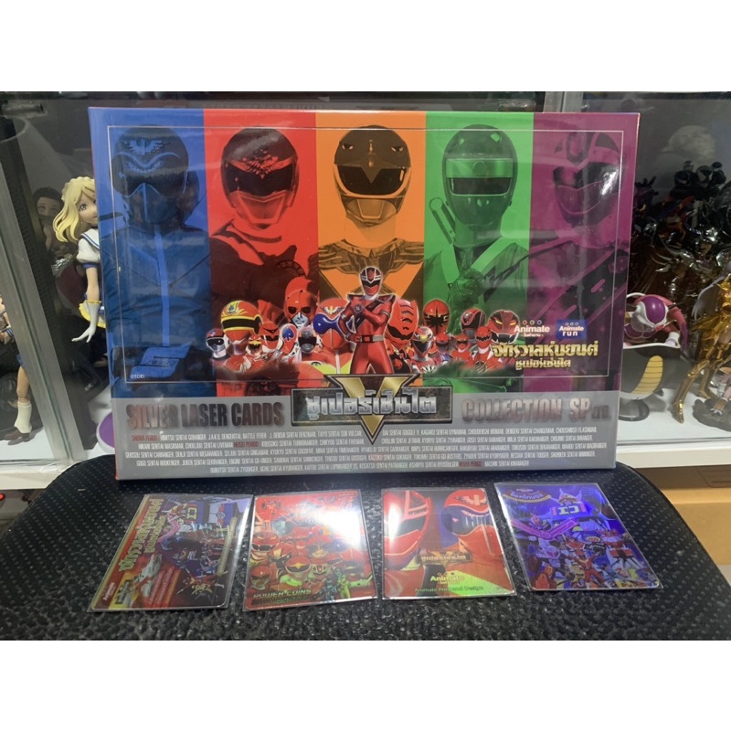 Silver laser card  collection SP จักวาลหุ่นยนต์+การ์ด 4แบบ (งาน TCC)( ใหม่)