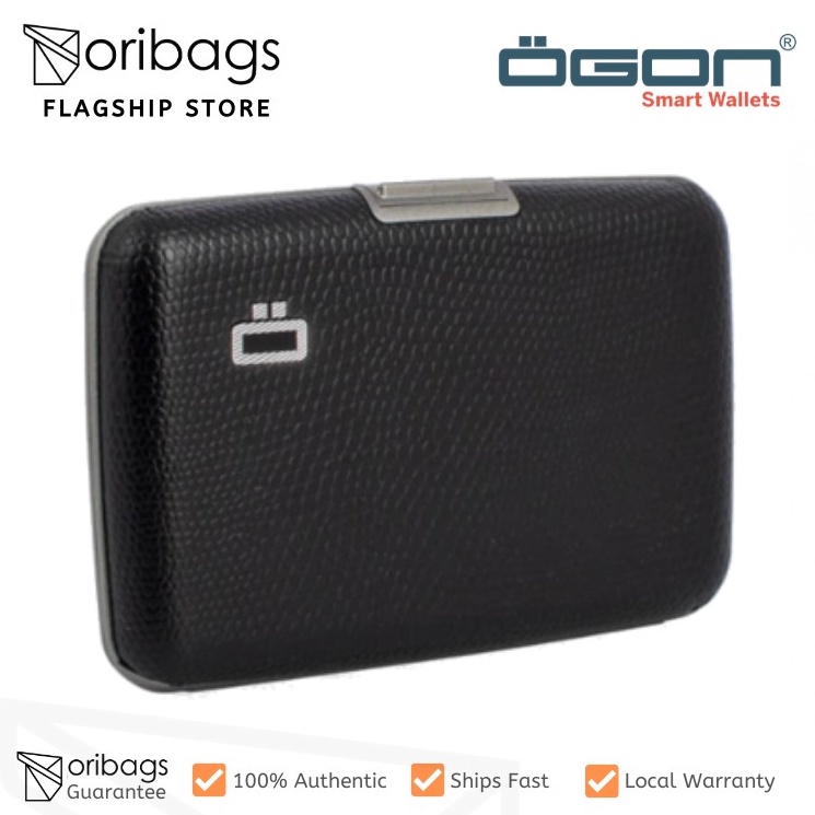 OGON Stockholm Card Case RFID Safe - Snake Black