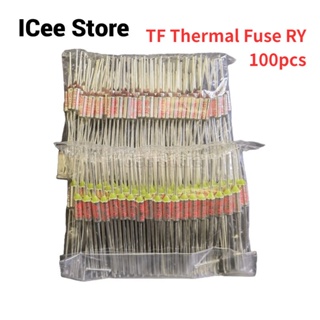 ฟิวส์ความร้อน TF RY 10A 250V 6.5 ซม. 65 มม. อุณหภูมิ 230C 142C 155C 165C 172C 185C 192C 200C 216C 240C 100 ชิ้น