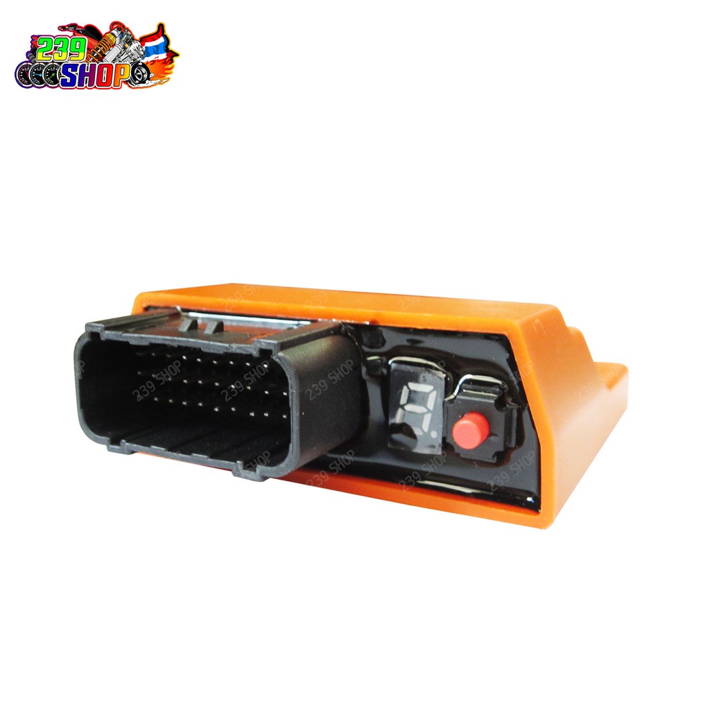 กล่องไฟแต่ง ปรับระดับ 8 สเต๊ป WAVE125I-2017 38770-K73-T32 สีส้ม กล่องปลดรอบ รอบขึ้นไว ยืดรอบ ออกตัวด