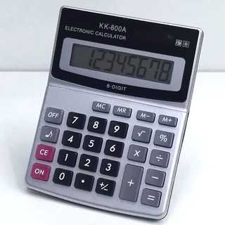 เครื่องคิดเลขจอใหญ่ กดง่าย ครื่องคิดเลข พกพา ขนาด เล็ก KK-800A