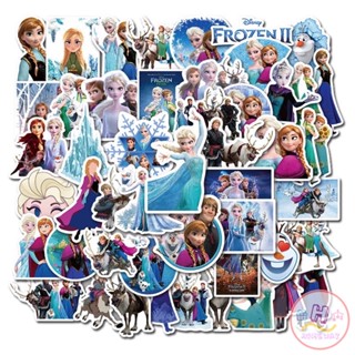 Sticker สติ๊กเกอร์ Frosen H 181 โฟรเซน 50ชิน disney เจ้าหญิงดิสนีย์ เจ้าหญิง ดิสนี โฟเซ่น ซินเดอเรลล่า อัลนา หิมะ เอลซ่า