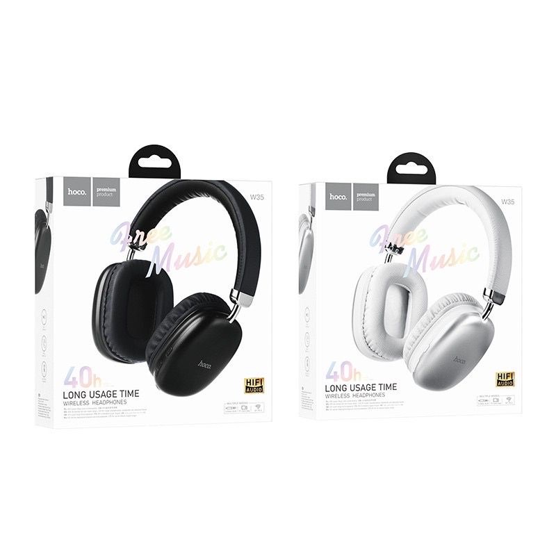 Hoco W30 /W35 หูฟังบลูทูธไร้สาย BT 5.0 ความจุแบตเตอรี่300mAh แท้100% ...