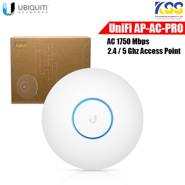Ubiquiti UniFi UAP-AC-PRO Wireless Access Point AC Dual Band 1750Mbps พร้อม Gigabit POE *** รับประกั