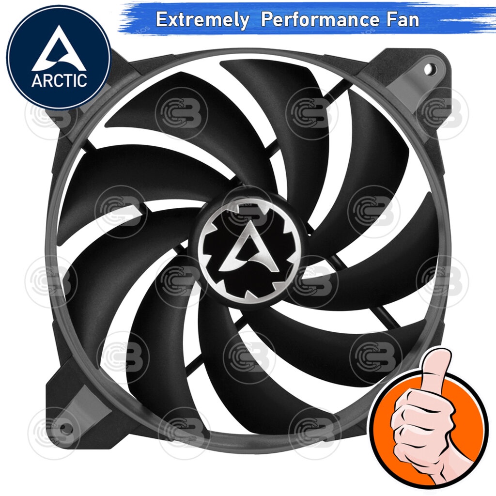 [CoolBlasterThai] ARCTIC PC Fan Case BioniX F140 Grey Gaming Fan with PWM PST (size 140 mm.) ประกัน 10 ปี
