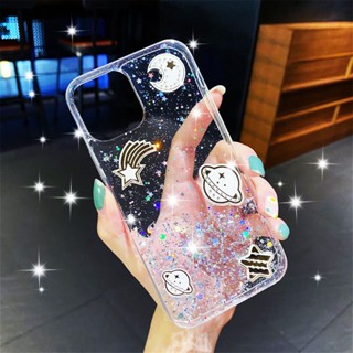 เคสโทรศัพท์มือถือ แบบใส ลายนักบินอวกาศ ดาวเคราะห์ 3 มิติ สําหรับ Samsung M53 A13 A23 M33 M52 5G