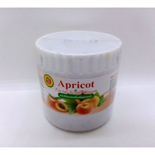 Mook Herbs Apricot Facial Scrub Cream มุก สมุนไพร แอปริคอตตรีมขัดผิวหน้า  450g.