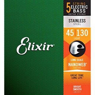 สายเบส 5 สาย Elixir stainless 45-130 45-135