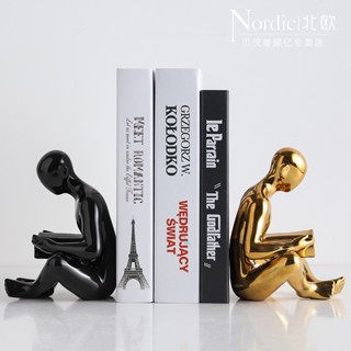 NEW NORDIC CREATIVE MODERN BOOK BOARD BLOCK ART CERAMIC BOOK CLIP STUDY OFFICE DESKTOP MURALS HOME DECORATION CRAFTS ACC