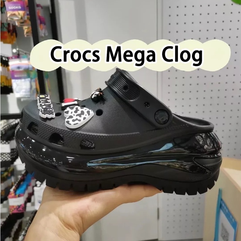 Croc MEGA CRUSH CLOG รองเท้า croc แท้ รองเท้าแตะเสริมส้น ร้องเท้าหัวโต |207988