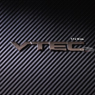 โลโก้ VTEC ขนาด 1.7 x 13 cm. สีโครเมี่ยม