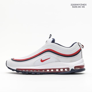 Nike Air Max 97 Premium 97 รองเท้าวิ่งการปฏิวัติของแท้จริงรับประกันคุณภาพฤดูร้อน-3