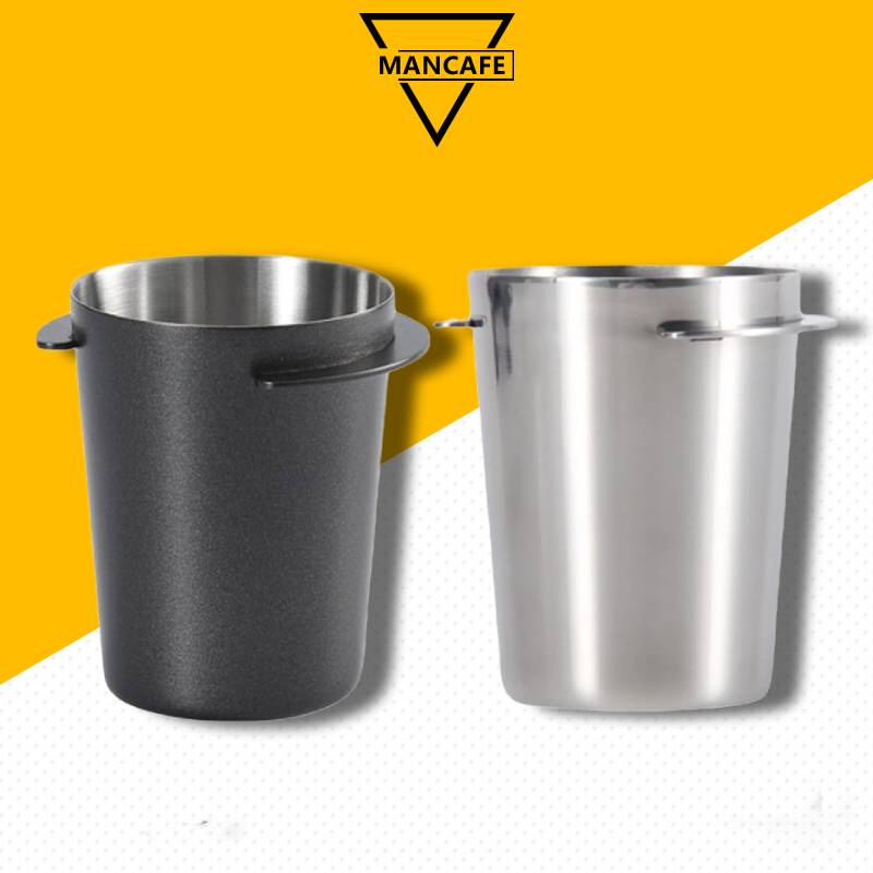 ถ้วยโดสกาแฟ สแตนเลส 304 Dosing cup รองผงกาแฟ จากเรื่องบด สำหรับด้ามชง 51/58mm[MANCAFE]