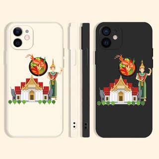 Thailand landmark เคสไอโฟน 13 pro max iPhone 7 8 7plus 8Plus Se2020 8พลัส เคส X Xr Xs Max label  cover 11 12 14 pro case