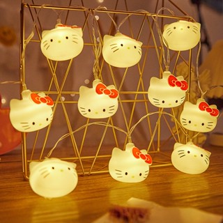 สายไฟสไลด์ ลาย Hello Kitty สําหรับตกแต่งห้องนอนเด็กผู้หญิง